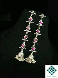 Oxidized Hanging Earrings