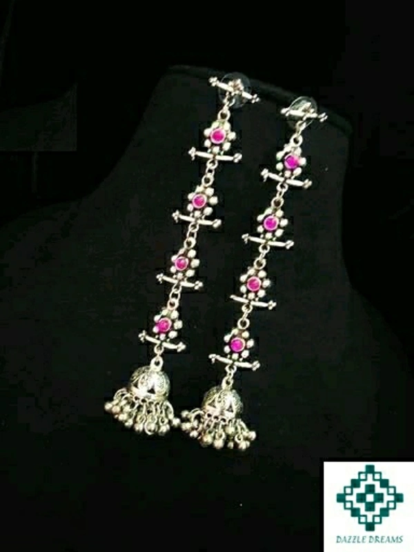 Oxidized Hanging Earrings