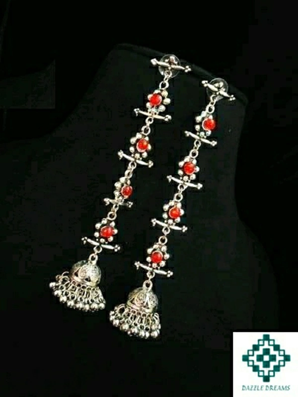 Oxidized Hanging Earrings