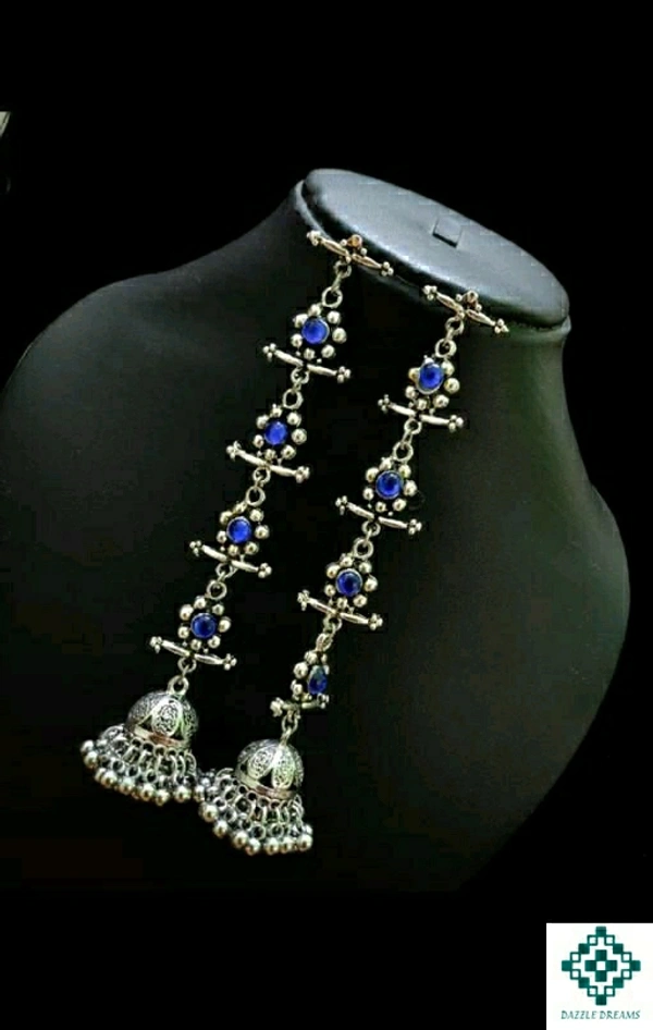 Oxidized Hanging Earrings