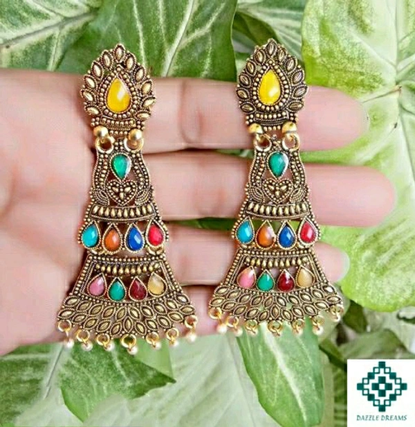 Golden Hanging Earrings