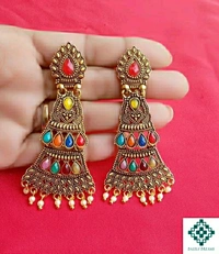 Golden Hanging Earrings
