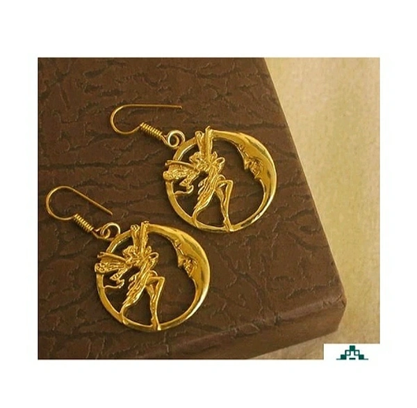 Golden Hoop Earrings