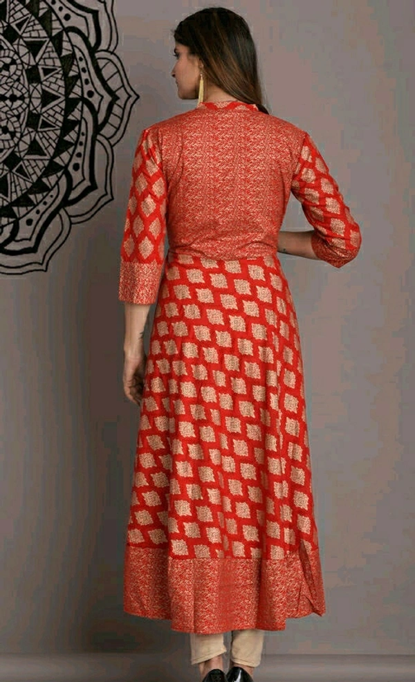 Anarkali Kurti - Red