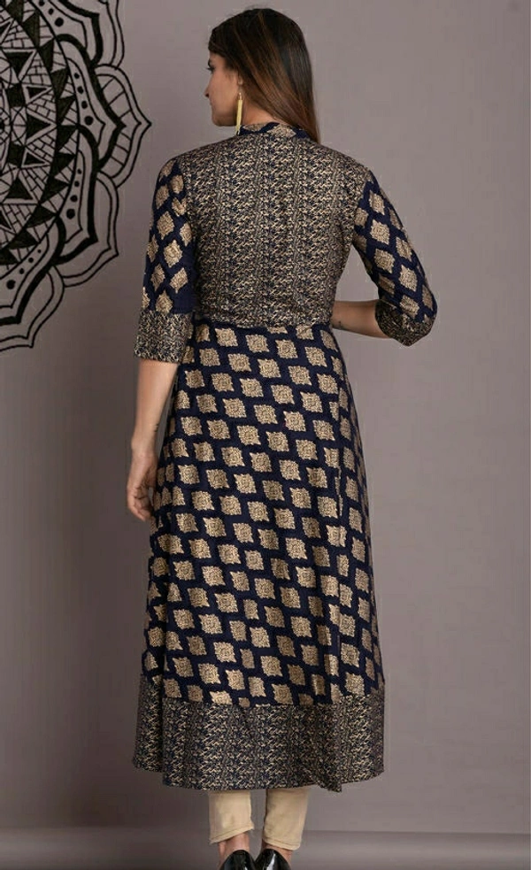 Anarkali Kurti  - Black