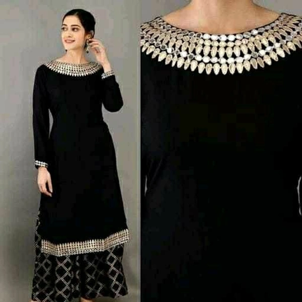 Anarkali Kurta Set - Black