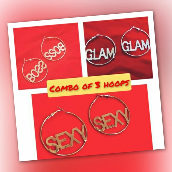 Hoops Earrings Combo