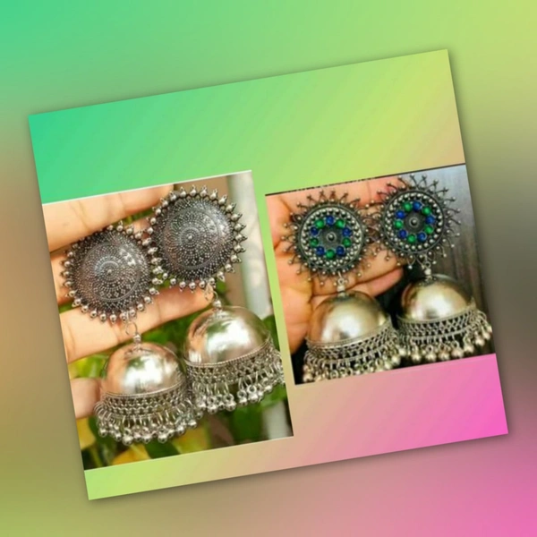 Oxidized Combo Earrings