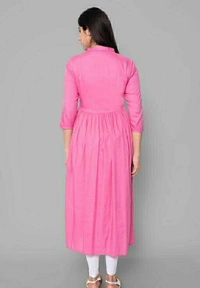 Anarkali Kurti - Pink, S, XL, L, M, XXL