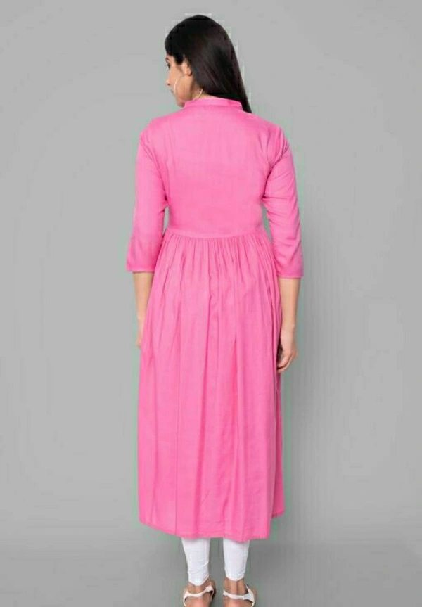 Anarkali Kurti - Pink, S, XL, L, M, XXL