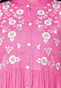 Anarkali Kurti - Pink, S, XL, L, M, XXL