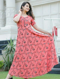 Rayon Gown 