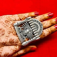 Oxidized Finger ring - Silver 