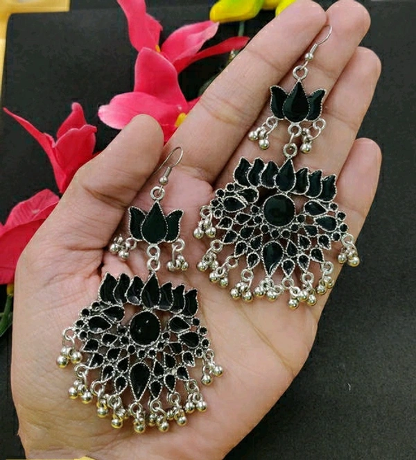 Afghani Earrings - Multicolor
