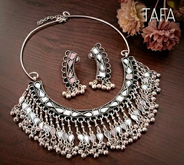 Twinkling Oxidized Jewellery Set