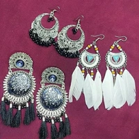 Combo Earrings - Blue