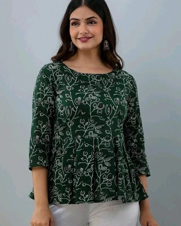 Cotton Short Kurti - M