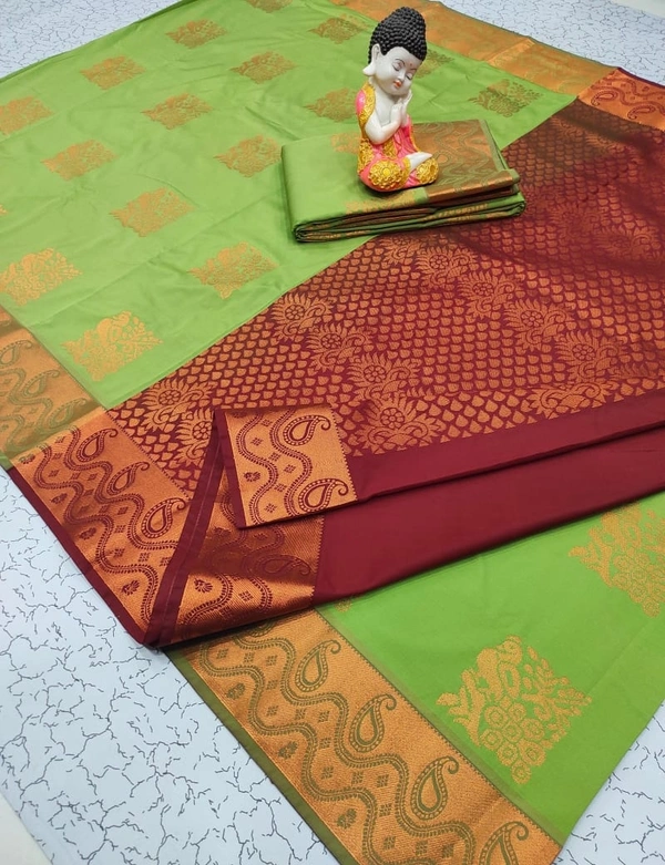 Kanjeevaram Semi Silk - SK018 - Lima