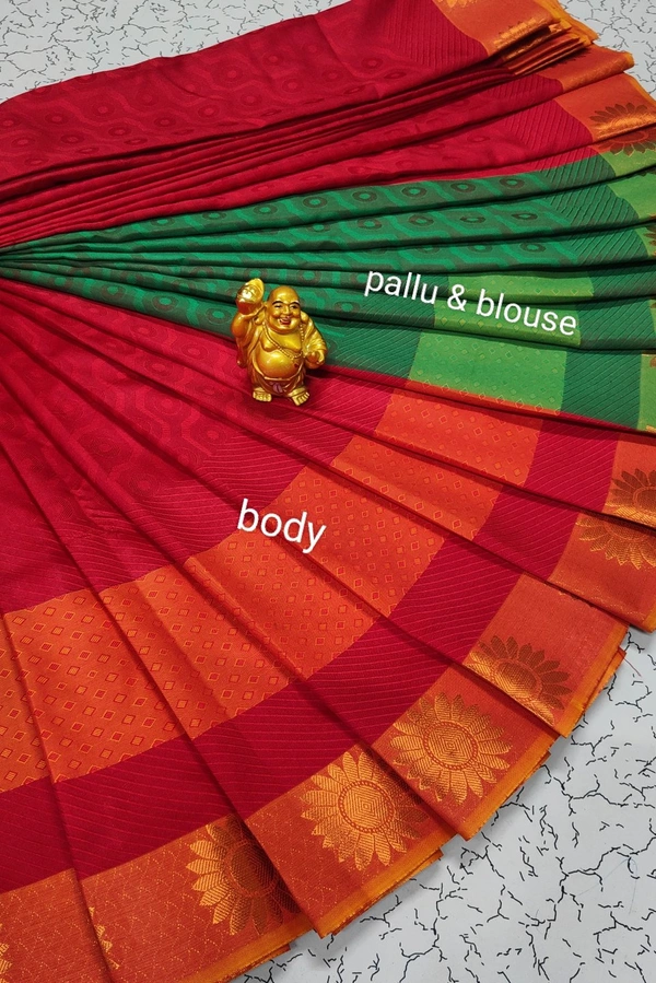 Dhanshika Soft Silk - SK058 - Red