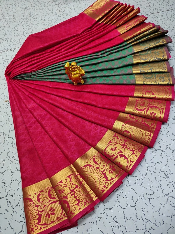 Dhanshika Soft Silk - SK061 - Red