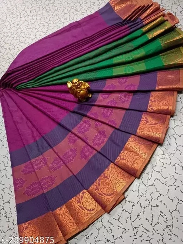 Offer Saree - SK063 - Violet Eggplant