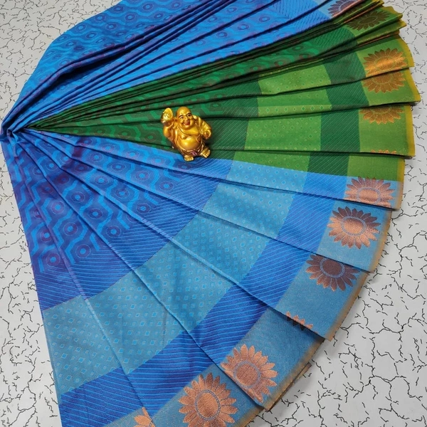 Dhanshika Soft Silk - SK069 - Dodger Blue