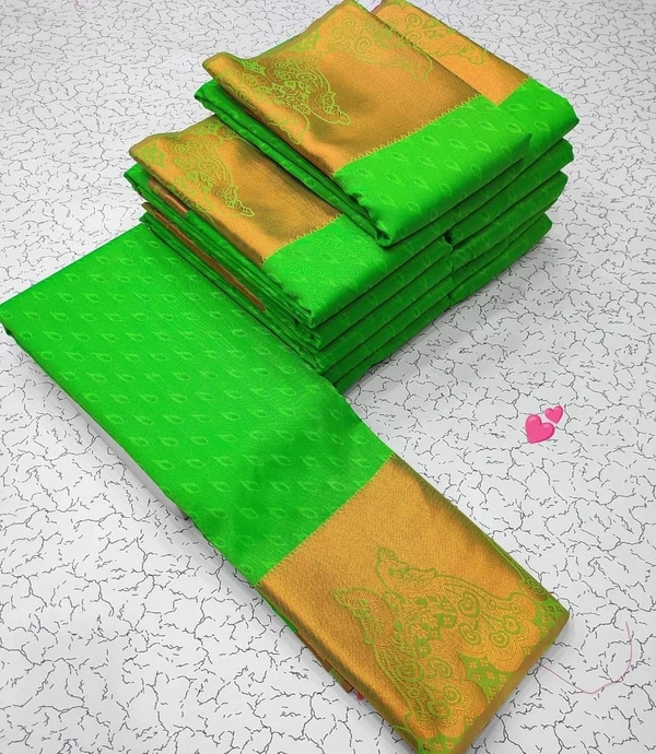Soft Silk Embossed Saree - SK113