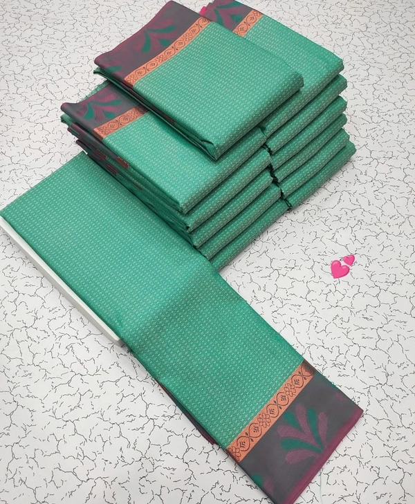 Soft Silk Embossed Saree - SK121