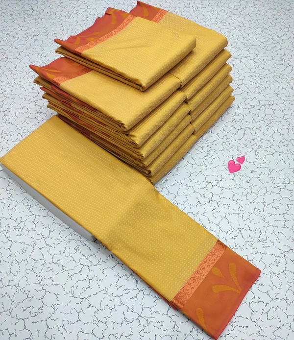 Soft Silk Embossed Saree - SK123