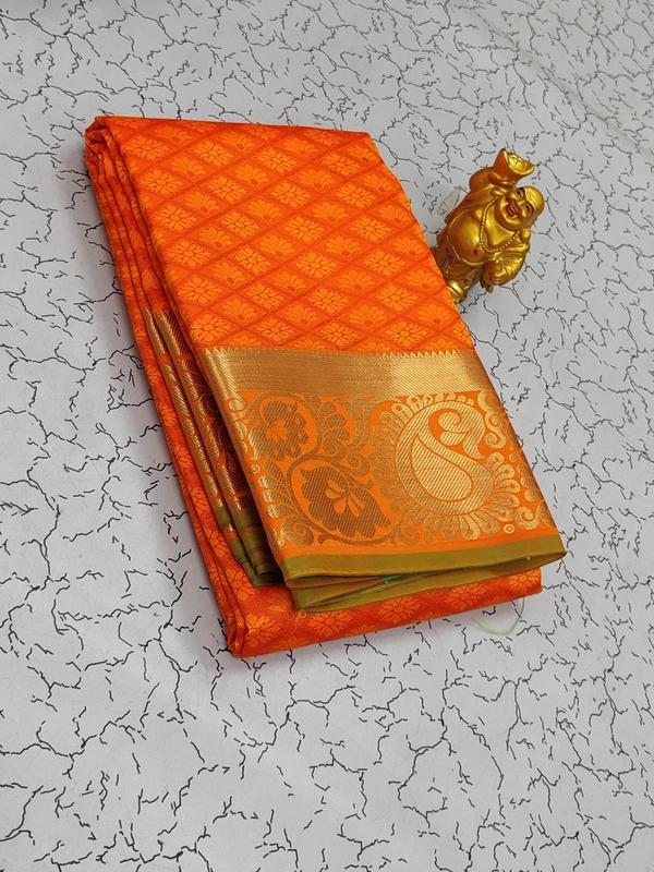 Gayathri Sarees - SK339 - Web Orange