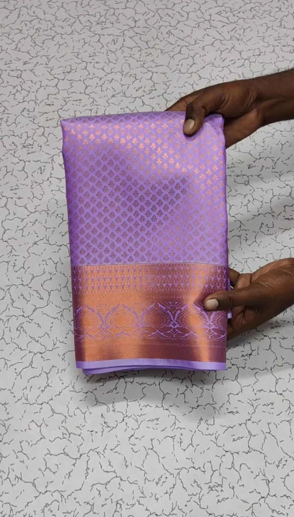 Bridal Wedding Silk Saree - SK344 - Lavander