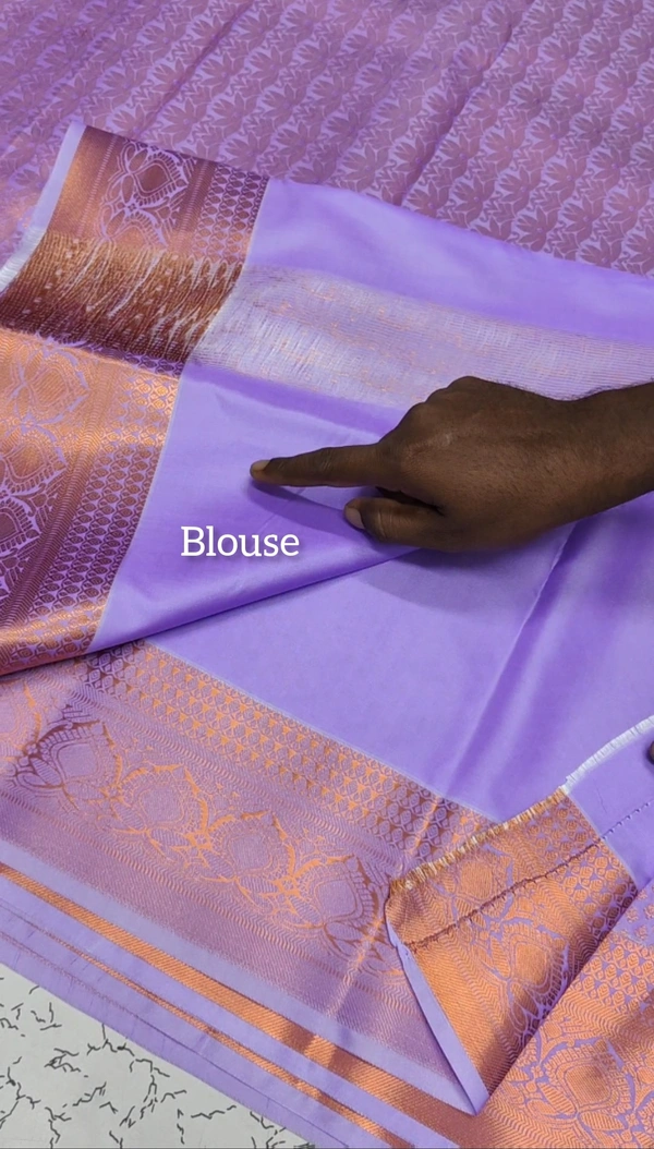 Bridal Wedding Silk Saree - SK344 - Lavander