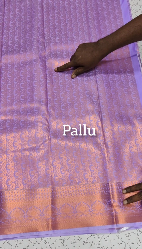 Bridal Wedding Silk Saree - SK344 - Lavander
