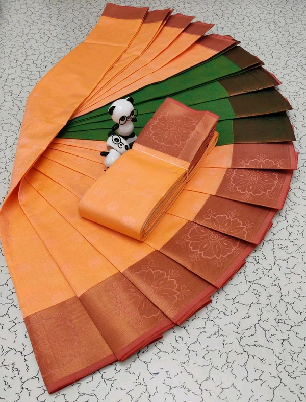 Sakthi Tex 3d Emboss Art Silk Saree
