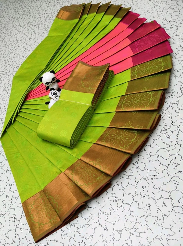 Sakthi Tex 3d Emboss Art Silk Saree