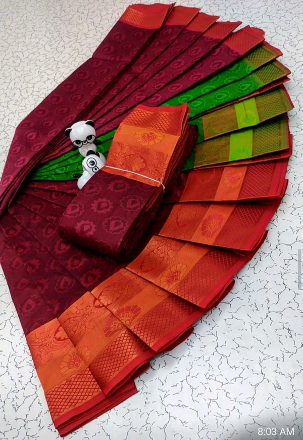 Sakthi Tex 3d Emboss Art Silk Saree