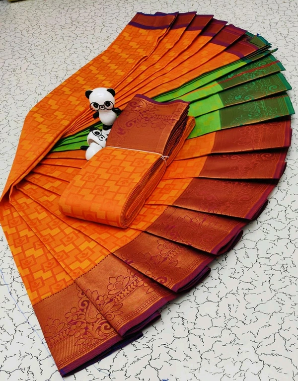 Sakthi Tex 3d Emboss Art Silk Saree