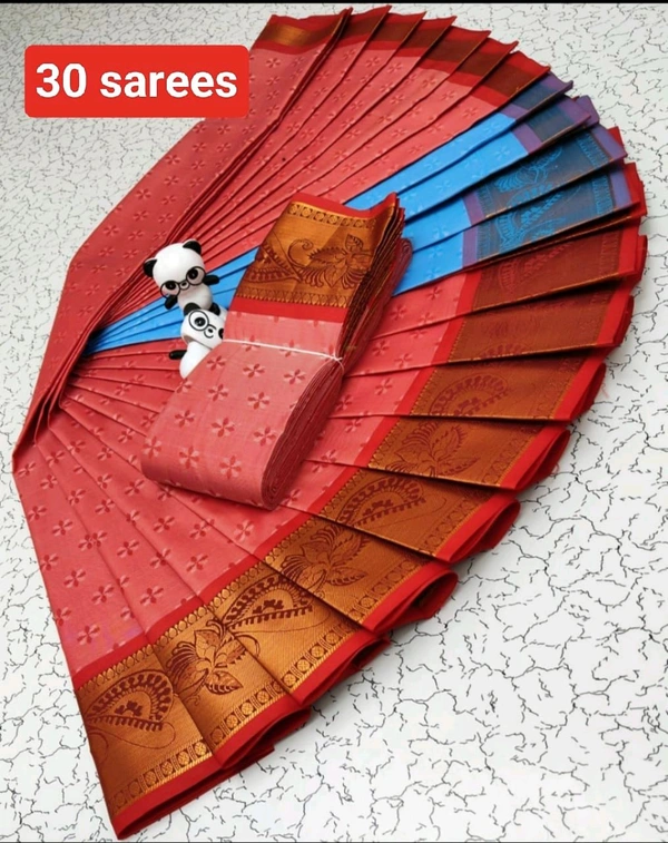 Sakthi Tex 3d Emboss Art Silk Saree