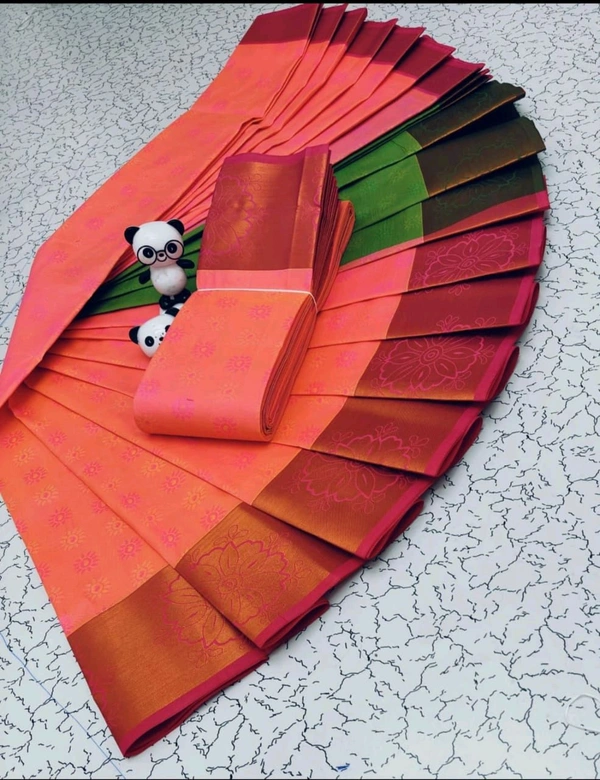 Sakthi Tex 3d Emboss Art Silk Saree