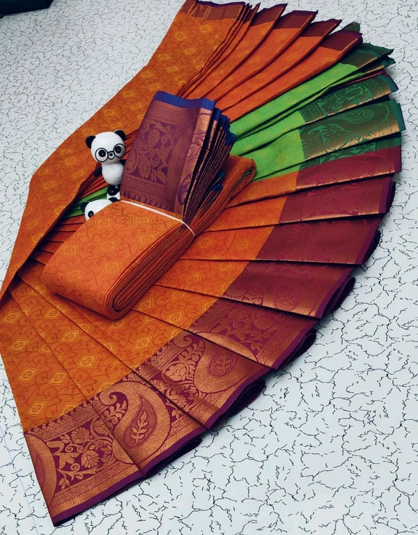 Sakthi Tex 3d Emboss Art Silk Saree