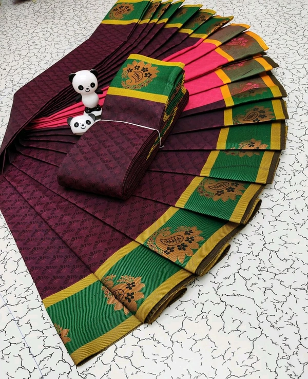 Sakthi Tex 3d Emboss Art Silk Saree