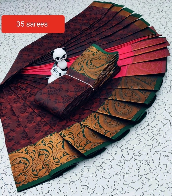 Sakthi Tex 3d Emboss Art Silk Saree