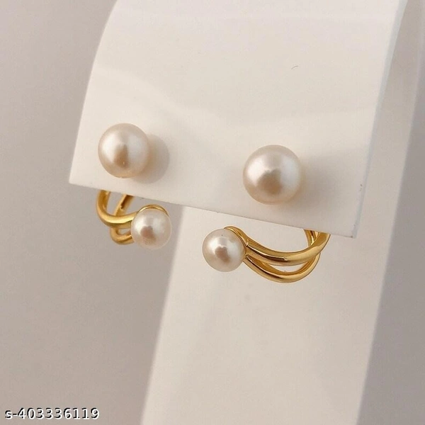 Kazare Korean Earrings Combo - 4 pairs