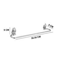 BA14 Stainless Steel 24 inch Towel Holder Rod for Bathroom | Kitchen | Living Room