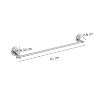 BA15 Stainless Steel 24 inch Towel Holder Rod for Bathroom | Kitchen | Living Room