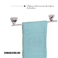 BA18 Stainless Steel 24 inch Towel Holder Rod for Bathroom | Kitchen | Living Room