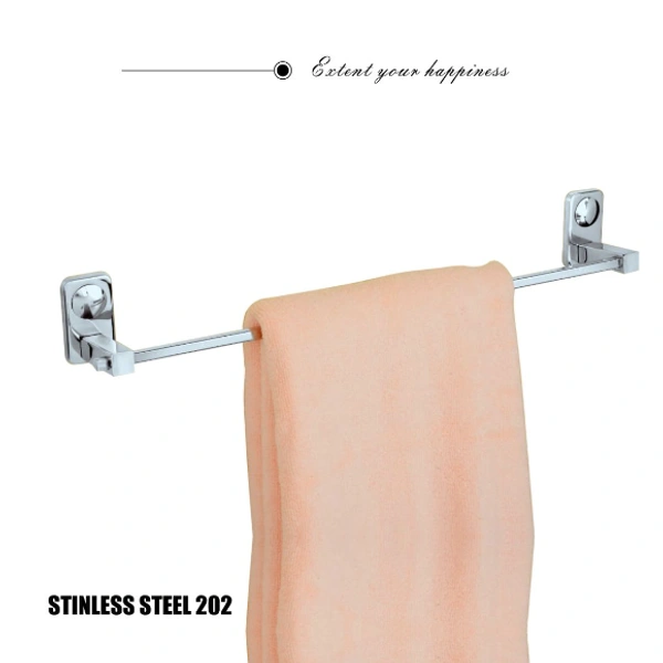 BA19 Stainless Steel 24 inch Towel Holder Rod for Bathroom | Kitchen | Living Room