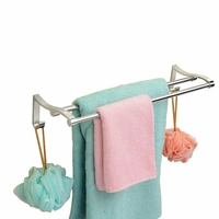 BA28 Stainless Steel 24 inch Towel Holder Rod for Bathroom | Kitchen | Living Room
