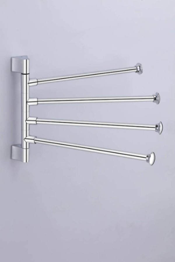 BA38 Stainless Steel 24 inch Towel Holder Rod for Bathroom | Kitchen | Living Room
