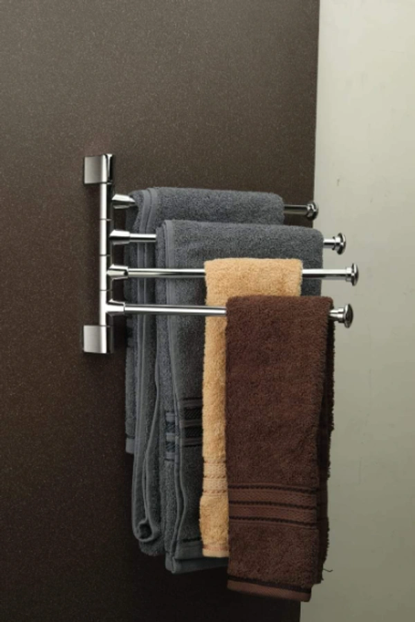 BA38 Stainless Steel 24 inch Towel Holder Rod for Bathroom | Kitchen | Living Room